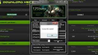 Lineage 2 bot L2TOWER how to download and get license file tutorial [upl. by Leahsim]