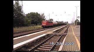 Bahnalltag in Großenhain im Juni 2003 [upl. by Enautna]