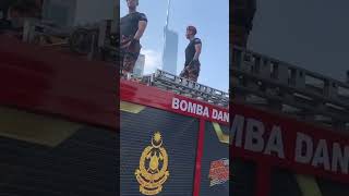 Firefighter Hits The ZYZZ POSE shorts [upl. by Hinkle]