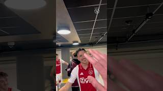 Superb vibes in the tunnel after Ajax  PSV ❤️‍🔥 [upl. by Ytirev569]