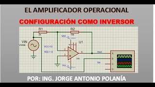 Diseñe un Amplificador Inversor con el 741 [upl. by Hendrickson]