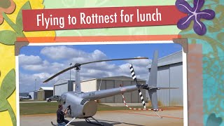 Robinson R44 Helicopter flight to Rottnest Island Western Australia [upl. by Sullivan]