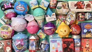 33 Surprise Eggs  Mystery Toys Surprise  blind boxes Unboxing ASMR No Talking [upl. by Aieki15]