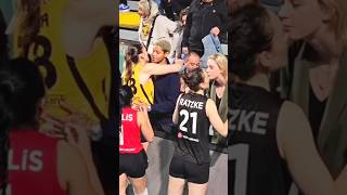 Zehra Günêş ❤️💕 Mellisa Vargas Love In Volleyball trending viral shorts funny love sports [upl. by Waynant]