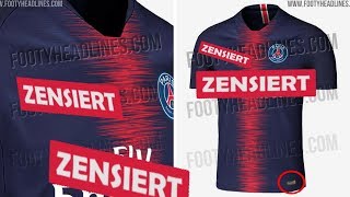 GELEAKED  Neues PSG Trikot 201819 LigaInternationalChampions League [upl. by Goldia649]