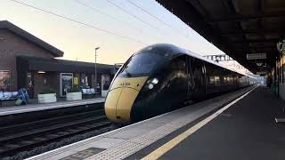 GWR IET 800010 Hammers Through Didcot Parkway on 1323 Swansea to Paddington on 31102024 [upl. by Anauq]