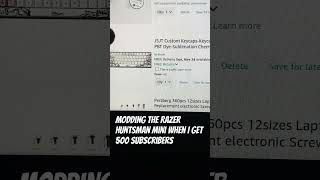 Modding the Razer huntsman mini when I get 500 subscribers shorts keyboard rgb shortvideo [upl. by Adrian265]