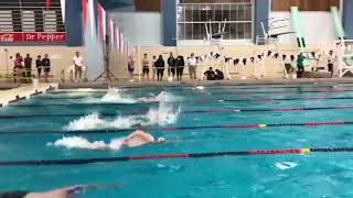 Boys 50 Free Fastest Heat  District 86A [upl. by Esdras]