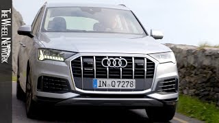 2020 Audi Q7  Florett Silver  Driving Interior Exterior [upl. by Wright]