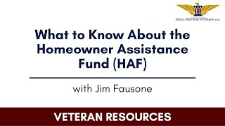 What to Know About the Homeowner Assistance Fund HAF [upl. by Booth]