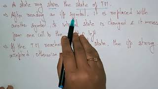 Turing machine  TM  Introduction  Part12  TOC  Lec85  Bhanu Priya [upl. by Ettenyar]