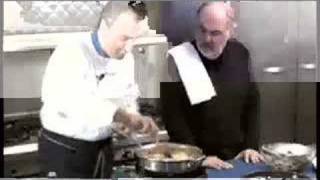 Italian Cooking Risotto alla Veneziana  Venice Italy [upl. by Manchester]