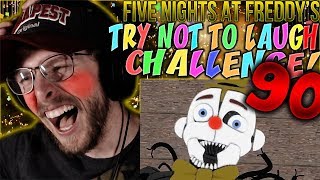 Vapor Reacts 1105  FNAF SFM FIVE NIGHTS AT FREDDYS TRY NOT TO LAUGH CHALLENGE REACTION 90 [upl. by Nameloc8]