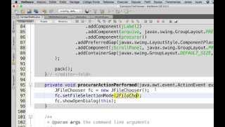 Java Swing  JFileChooser [upl. by Wershba]