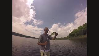 Macs Outdoors Largemouth Bass Fishing on Ashippun Lake Wisconsin [upl. by Aninnaig]