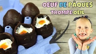 ♡• RECETTE OEUFS DE PÂQUES  TROMPE OEIL •♡ [upl. by Halet]