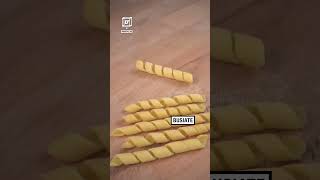 How to make different pasta shapes from scratch 🍝 🎥 igaripastaclub [upl. by Eniamrej]