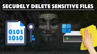 How to Securely Delete Sensitive Files  Delete file by cmd  cmd del  cmd batch [upl. by Leicam]