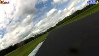 Issoire circuit  Trajectoire Moto commenté  ZX10R 2011 Promosport [upl. by Narat685]