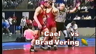 99 Semifinals Cael Sanderson vs Brad Vering Nebraska 🌽 184 pounds NCAA Wrestling 🤼 [upl. by Charil]