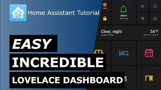 EASY Lovelace Mobile Dashboard  Home Assistant Tutorial [upl. by Tessa56]