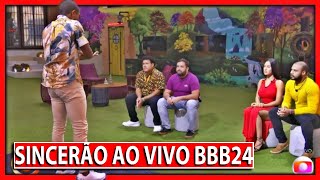 💥BBB 24 4º Sincerão AO VIVO Big Brother Brasil AO VIVO [upl. by Earahc]