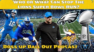 Who Or What Can Stop The Lions Super Bowl Run Lions NFL [upl. by Lesser]