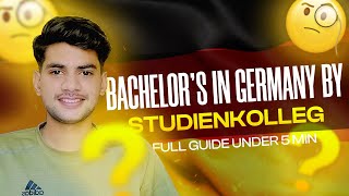 Study in Germany 🇩🇪 through Studienkolleg  Free Education [upl. by Brunhild]