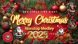 Nonstop Christmas Songs Medley 2025 🎄 Best Christmas Songs Of All Time 🎅 Christmas Time Night [upl. by Dewayne210]