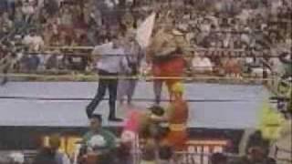 Hulk Hogan Beats Yokozuna For the WWF Championship [upl. by Yuria448]