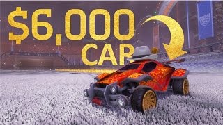 6000 MOST EXPENSIVE CAR IN ROCKET LEAGUE Jan 28 2017 [upl. by Nagoh]