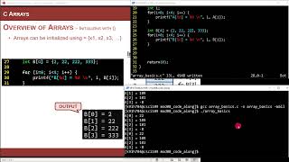 81a  Introduction to Arrays in C [upl. by Rawden537]