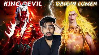 Ultimate Showdown King Devil Vs Origin Lumen  BGMI Short Film  Reaction Aman Gamer [upl. by Mulderig313]