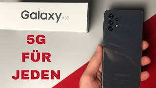 Samsung Galaxy A32 2021 5G und 65“ unter 250€  Unboxing und kurzer Test  Liontech 4KDeutsch [upl. by Berl]