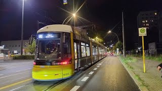 Aussetzermitfahrt M5E von Landsberger Allee PStraße bis Betriebshof Lichtenberg in GT811ZRL 9018 [upl. by Shawna]