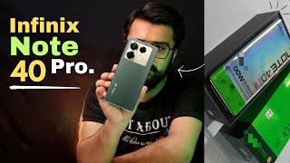 Infinix Note 40 Pro  First Look Review  5 Upgrades⚡️ Infinix Note 40 Pro Price in Pakistan [upl. by Dewey]