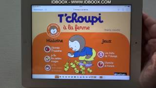 Tchoupi a la ferme ebook iPad éditions Nathan  IDBOOX [upl. by Wilona599]