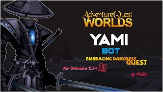 AQW  Embracing Darkness Quest  Yami Bot  Yami no Ronin Class for Grimoire [upl. by Akimet104]