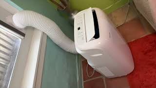 How to set up and use the Toshiba Portable Air conditioner [upl. by Sudnor62]