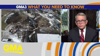 Ohio governor speaks on toxic train disaster  GMA3 [upl. by Cavill]