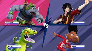 Nickelodeon All Star Brawl 2  ROCKSTEADY Gameplay 6 [upl. by Nyleek]