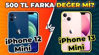 iPhone 12 Mini vs iPhone 13 Mini Karşılaştırma  İZLEMEDEN ALMAYIN [upl. by Baron]