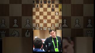 Magnus SHOCKED after seeing it  😱🤯 chess chessgame magnuscarlsen gambit icbm [upl. by Alsi]