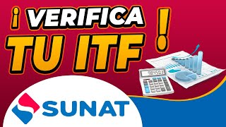 SUNAT sabe tus MOVIMIENTOS Bancarios  VERIFICA Y CONSULTA ITF SUNAT 2024 [upl. by Noicpesnoc]