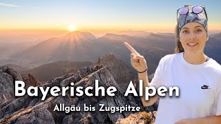 Die 7 schönsten Bergtouren in den Bayerischen Alpen in Deutschland [upl. by Desimone384]