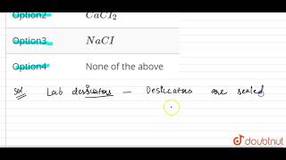 Of the following the commonly used as a laboratory desiccator is [upl. by Yseult]