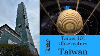 Taipei 101 Tower  Former World’s Tallest Building  Taipei Taiwan [upl. by Okiek]