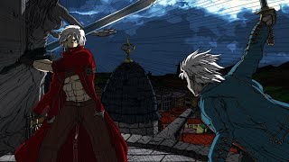 DMC3SE  All Dante vs Vergil Boss Fights DMD Difficulty No Damage No Items [upl. by Assirahs]