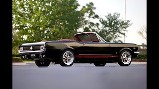 Revology Car Review  1966 Mustang GT Convertible in Jet Black Metallic [upl. by Enilra]