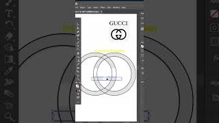 GUCCI Logo Design  Day 63 logo [upl. by Yttak]